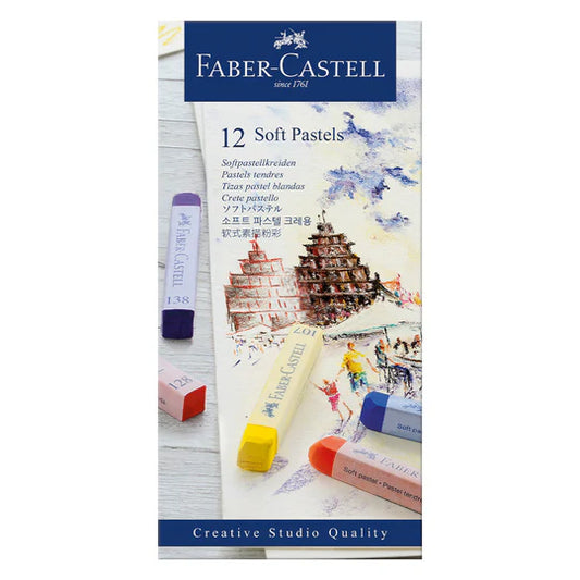 Faber Castell 12pc Soft Pastel Set - Mona Lisa Artists' Materials Calgary Alberta