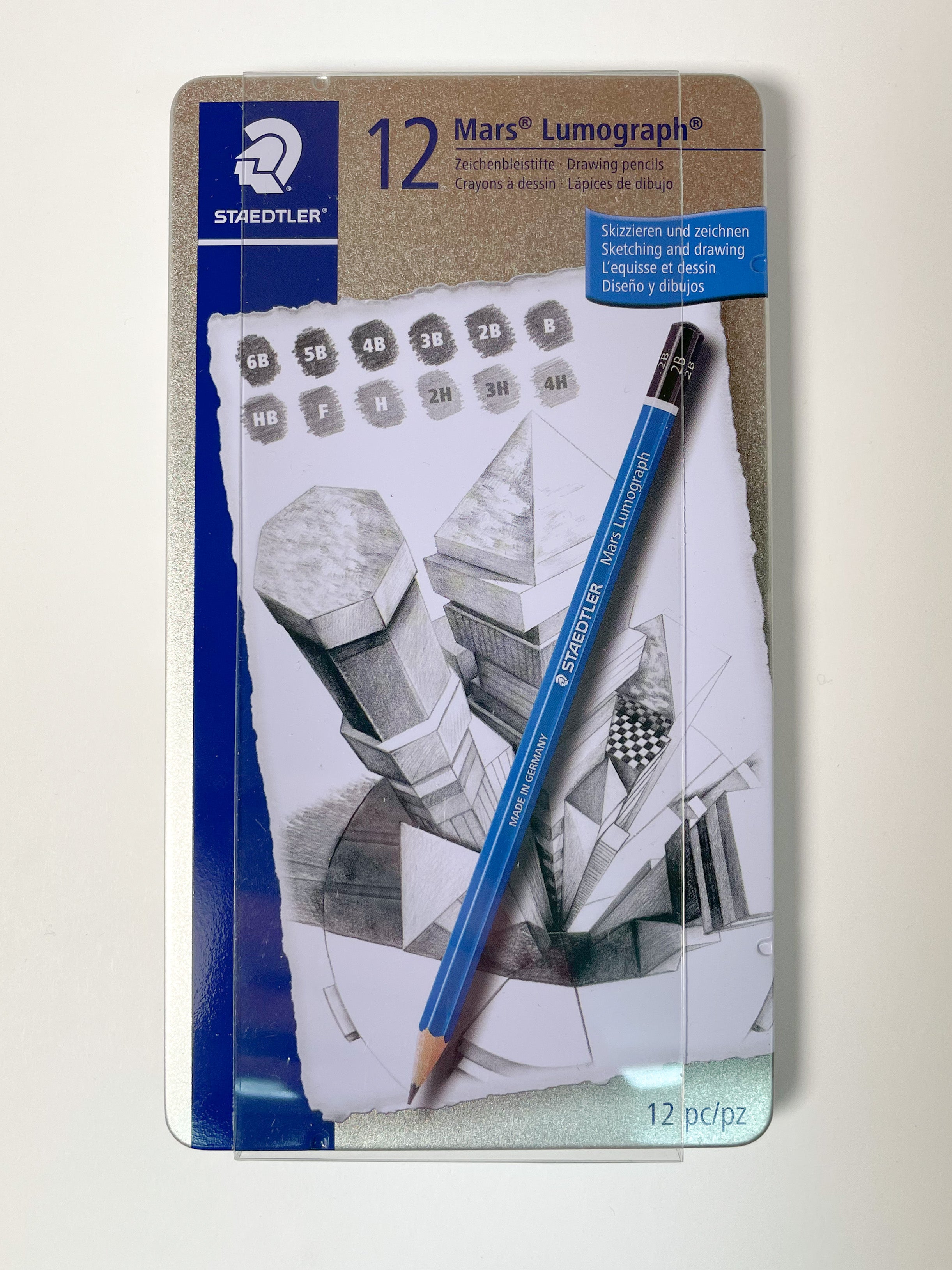 Detec Staedtler Tradition Sketching Pencil Set 110C6 Pack of 15