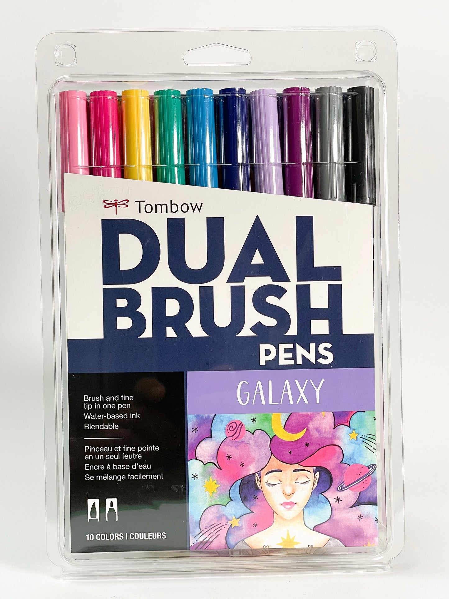 Tombow Dual Brush Pen "Galaxy" Set (10 Colours)