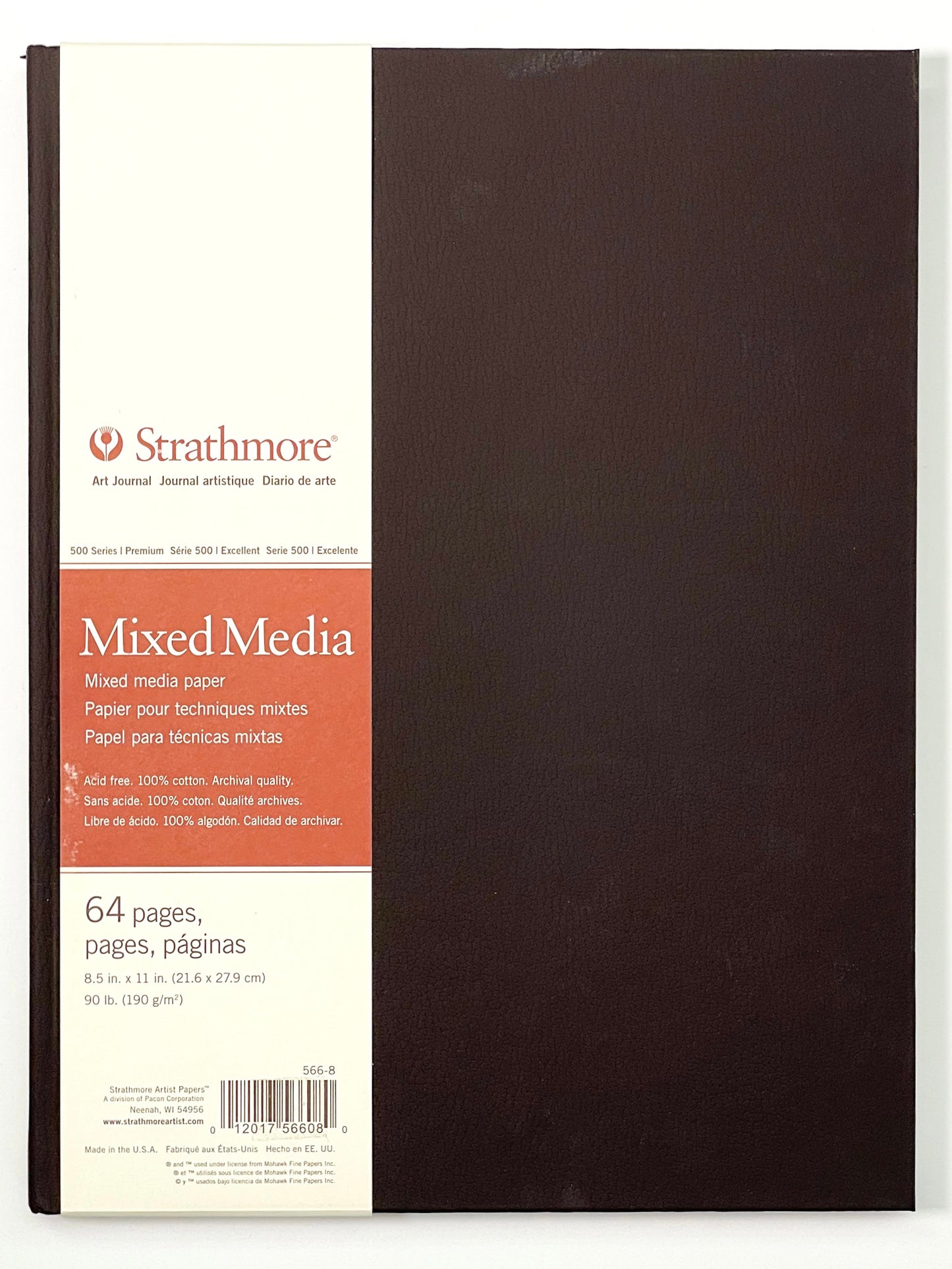 Strathmore 500 series Mixed Media Hardbound Art Journal (8.5"x11") Mona Lisa Artists' Materials