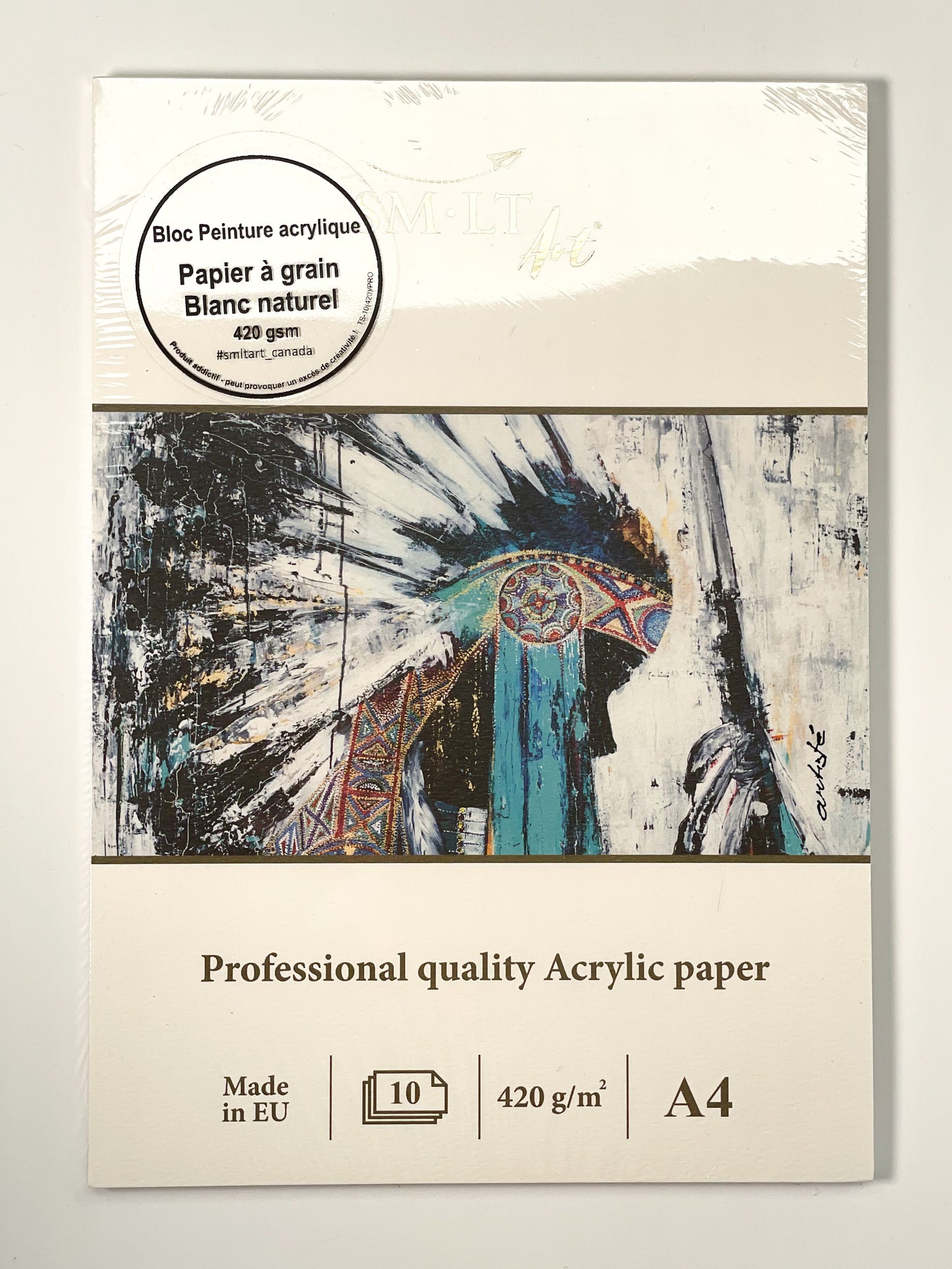 SM•LT Art® Professional Quality Acrylic Paper (A4) - Mona Lisa Artists' Materials