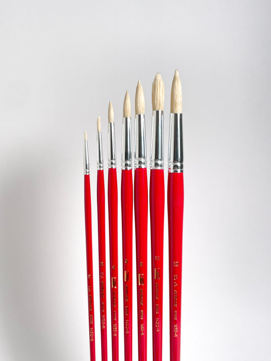 Heinz Jordan Series 1450 Round Brushes (Long Handle)