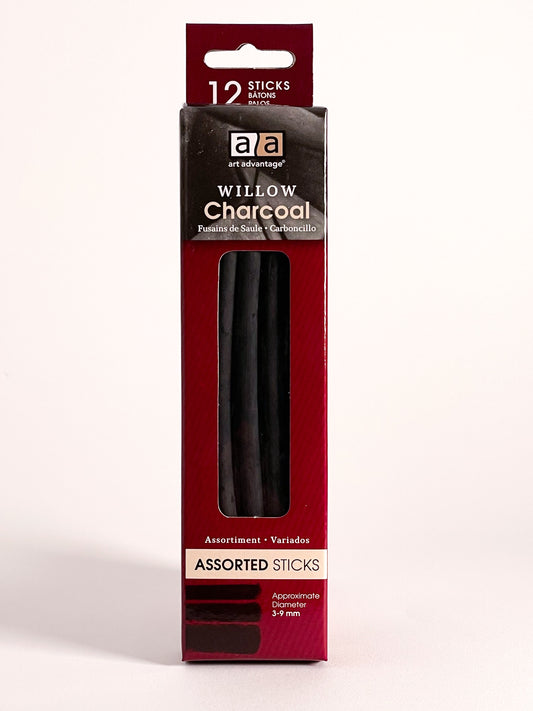 Art Advantage® Assorted Willow Charcoal (12 Sticks)