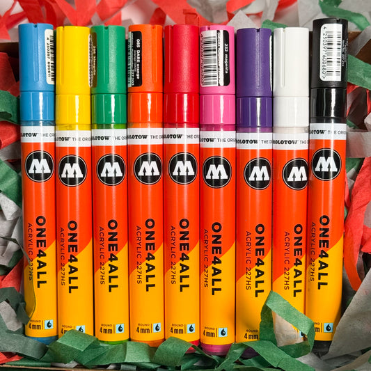 Molotow 4mm Basic Colour Bundle (9 Colours)