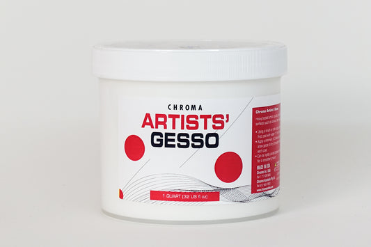 Chroma Artists' Gesso (1 quart; 32 oz) Mona Lisa Artists' Materials Calgary Alberta