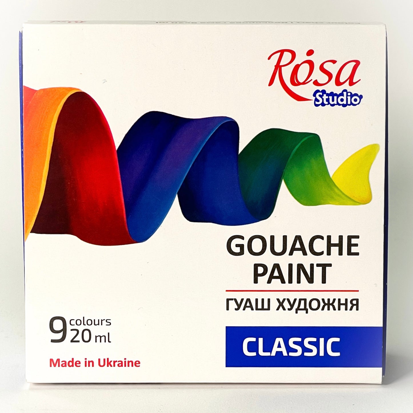 Rosa Studio Gouache Paint Set (9pc Classic Palette) - Mona Lisa Artists' Materials Calgary Alberta