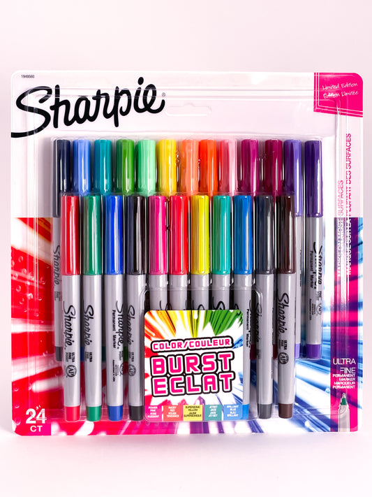 Sharpie® Color Burst Ultra Fine Tip Markers 24pc Set