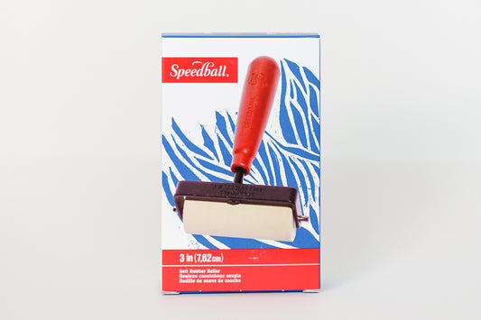 Speedball® 3" Soft Rubber Brayer - Mona Lisa Artists' Materials Calgary Alberta