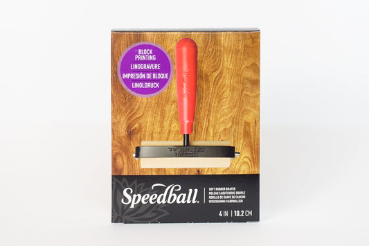 Speedball® 4" Soft Rubber Brayer - Mona Lisa Artists' Materials Calgary Alberta