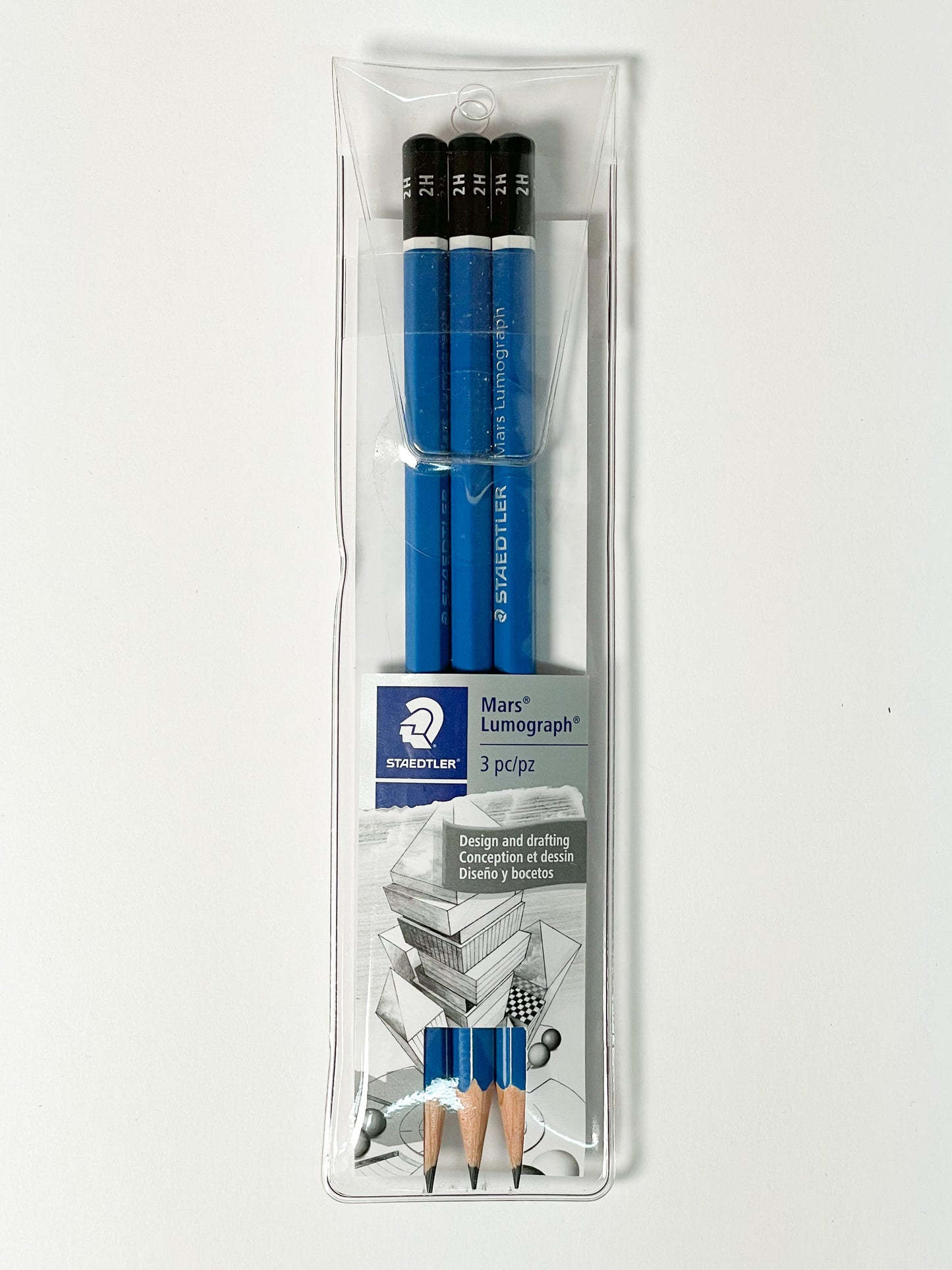 Staedtler Mars Lumograph® 3pc 2H Pencil Set - Mona Lisa Artists' Materials Calgary Alberta