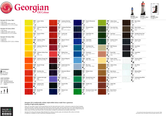 Daler-Rowney Georgian Oil Colour (225ml Tubes)