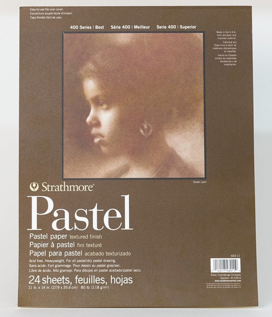 Strathmore 400 Series Pastel Paper (24 sheet Pad) - Mona Lisa Artists' Materials Calgary